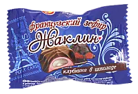 Зефир французский Жаклин со вкусом клубники со сливками 